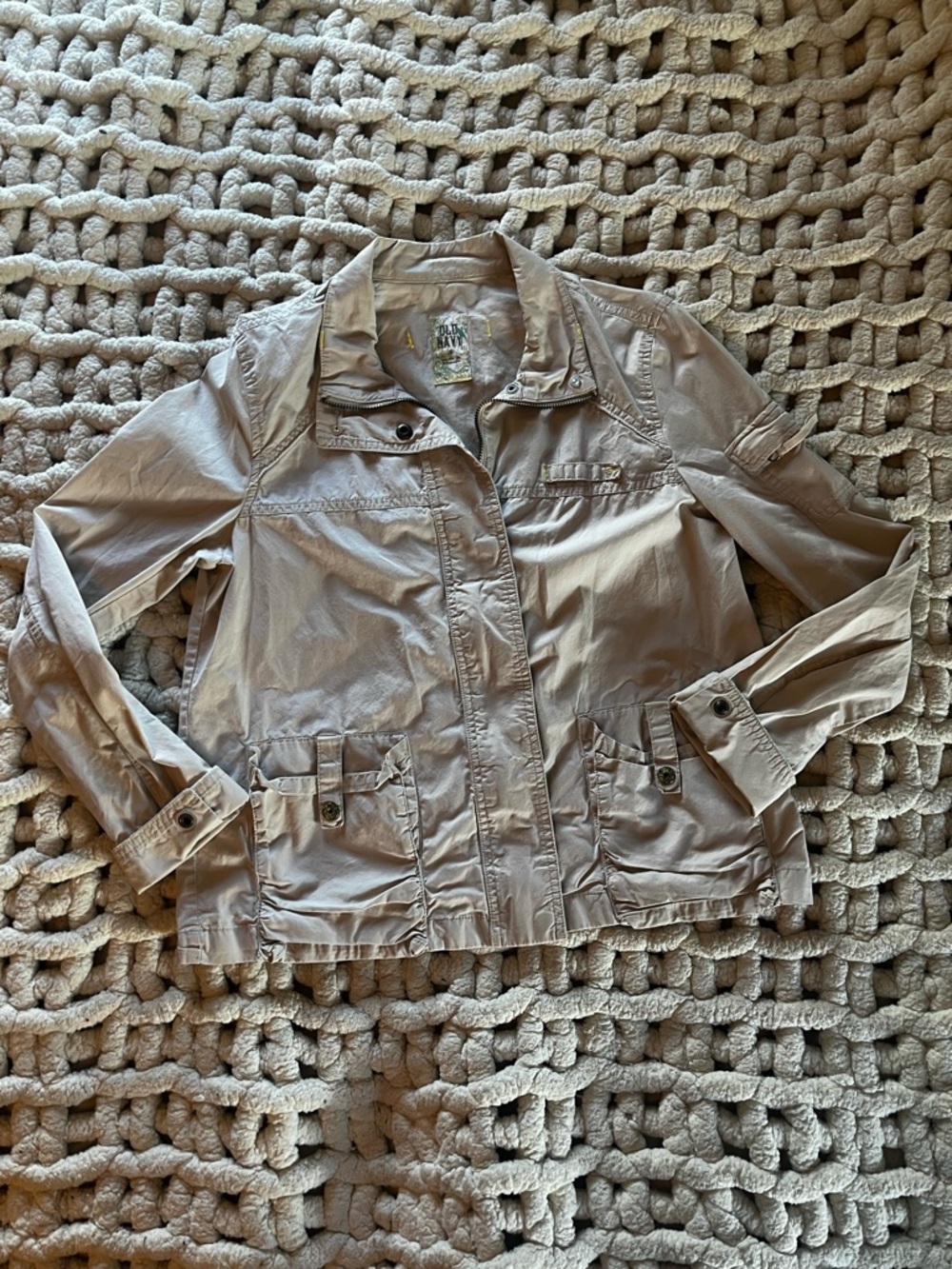 Old Navy Light Taupe Utility Jacket